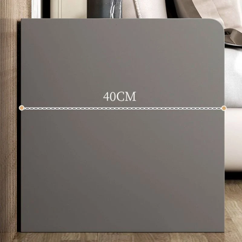 Mesita de noche de madera fabricada moderna con cajones incluidos mesa de noche para dormitorio Blanco Clearhalo