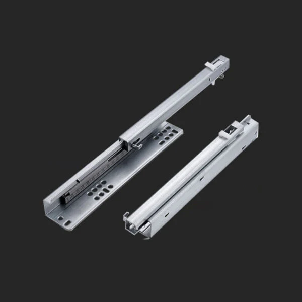 Mesita de noche de madera de ingenierí, mesita de noche moderna con cajones Gris Clearhalo