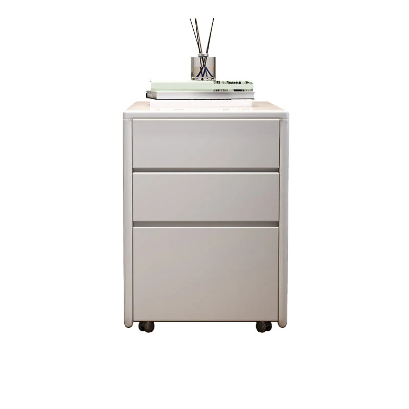Mesita de noche de madera maciza Mesita de noche minimalista moderna con cajones Nuez Clearhalo