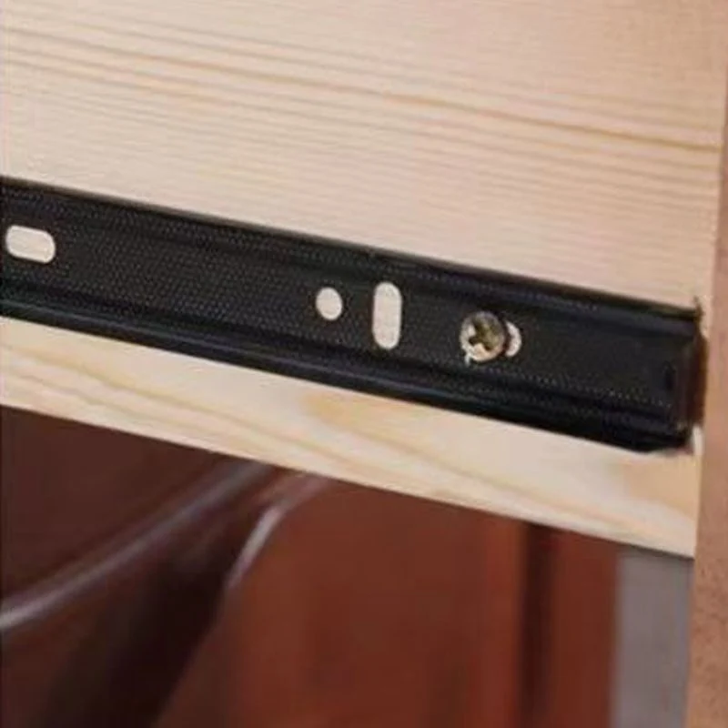 Mesita de noche de madera maciza, mesita de noche moderna con 2 cajones para sala de estar Rojo Clearhalo