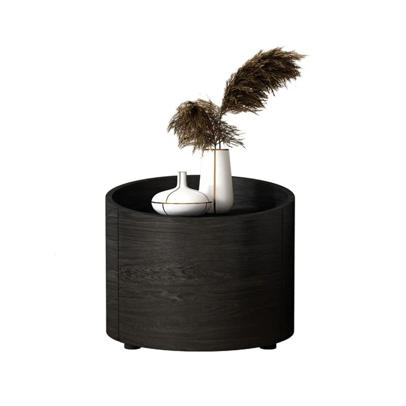 Mesita de noche de madera Mesita de noche moderna clásica con cajones Clearhalo