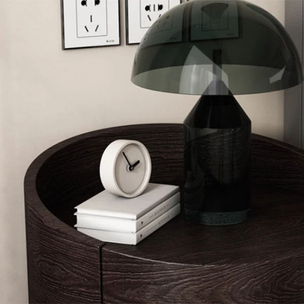 Mesita de noche de madera Mesita de noche moderna clásica con cajones Clearhalo