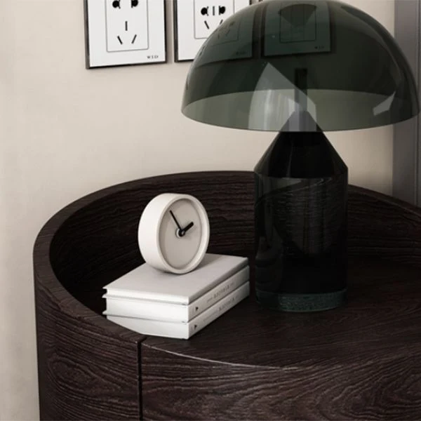 Mesita de noche de madera Mesita de noche moderna clásica con cajones Clearhalo
