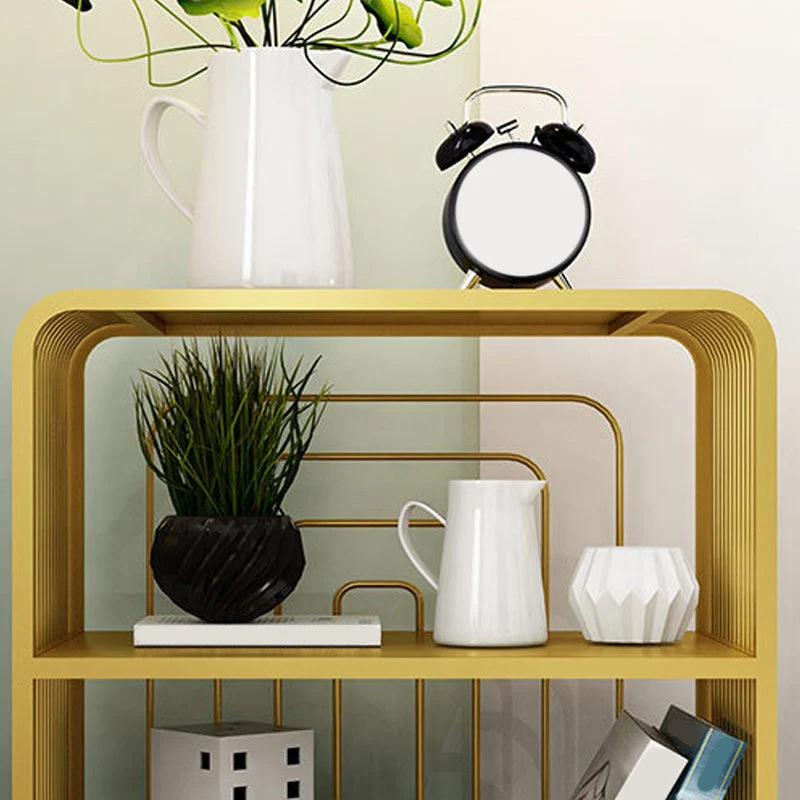 Mesita de noche de metal, mesa decorativa moderna, mesita de noche para dormitorio Clearhalo