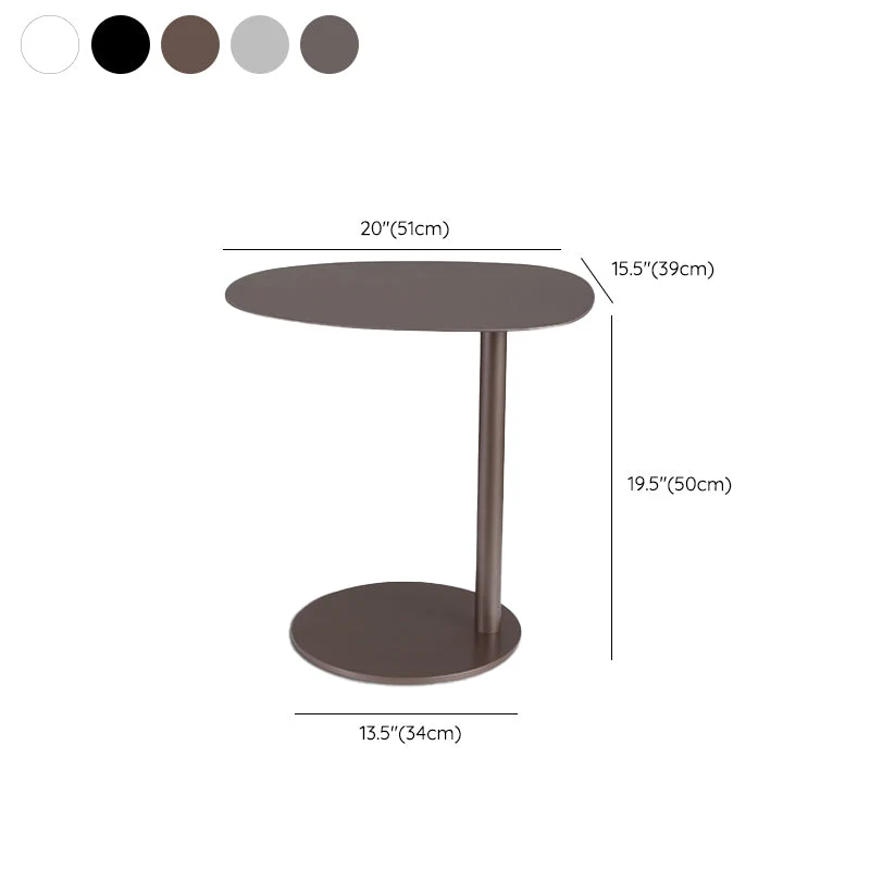 Mesita de noche moderna con acabado antiguo Negro Clearhalo