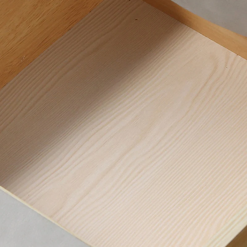 Mesita de noche moderna con acento de piedra, cajón, almacenamiento, mesita de noche para dormitorio Blanco Clearhalo