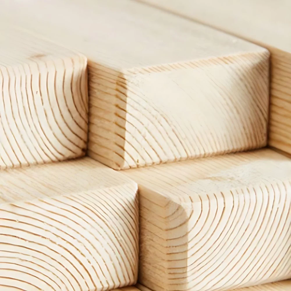 Mesita de noche moderna de madera para dormitorio Nuez Clearhalo