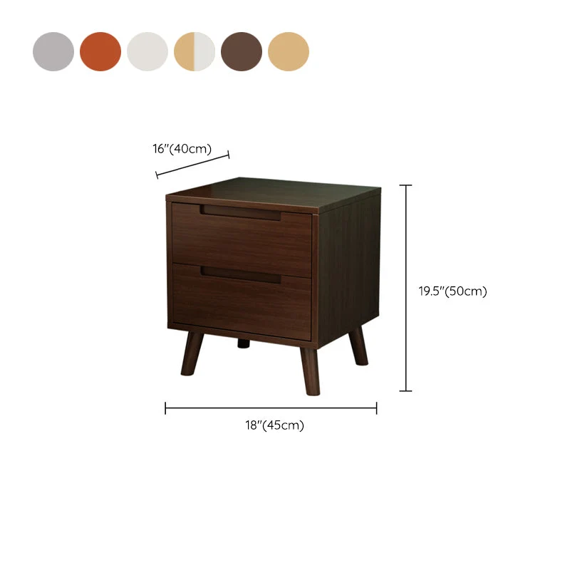 Mesita de noche moderna para cama, mesa decorativa de madera maciza, mesita de noche para dormitorio Madera Clearhalo