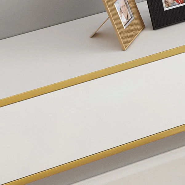 Mueble para TV blanco de estilo moderno Mueble para TV de pared de madera sintética Clearhalo