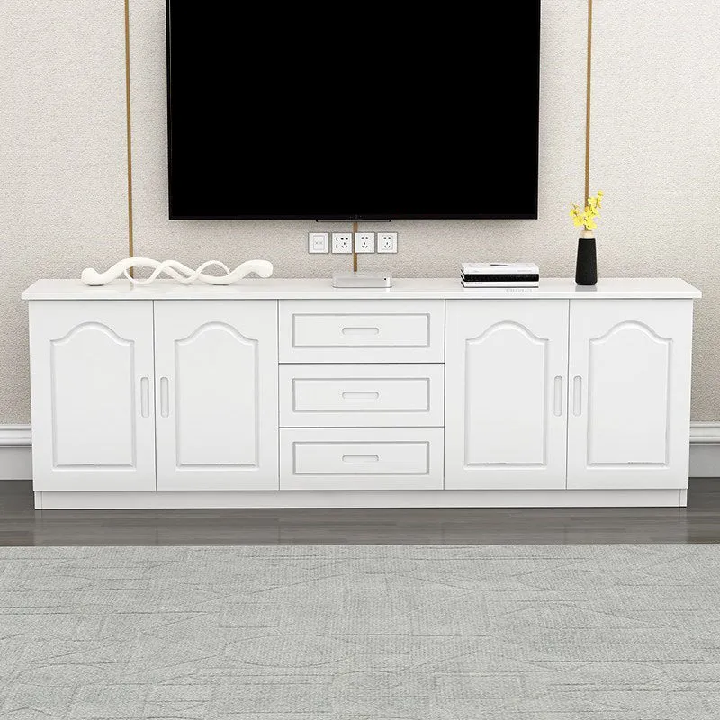 Mueble para TV con almacenamiento cerrado de madera, mueble para TV moderno con almacenamiento Madera Clearhalo