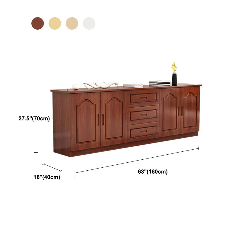 Mueble para TV con almacenamiento cerrado de madera, mueble para TV moderno con almacenamiento Madera Clearhalo