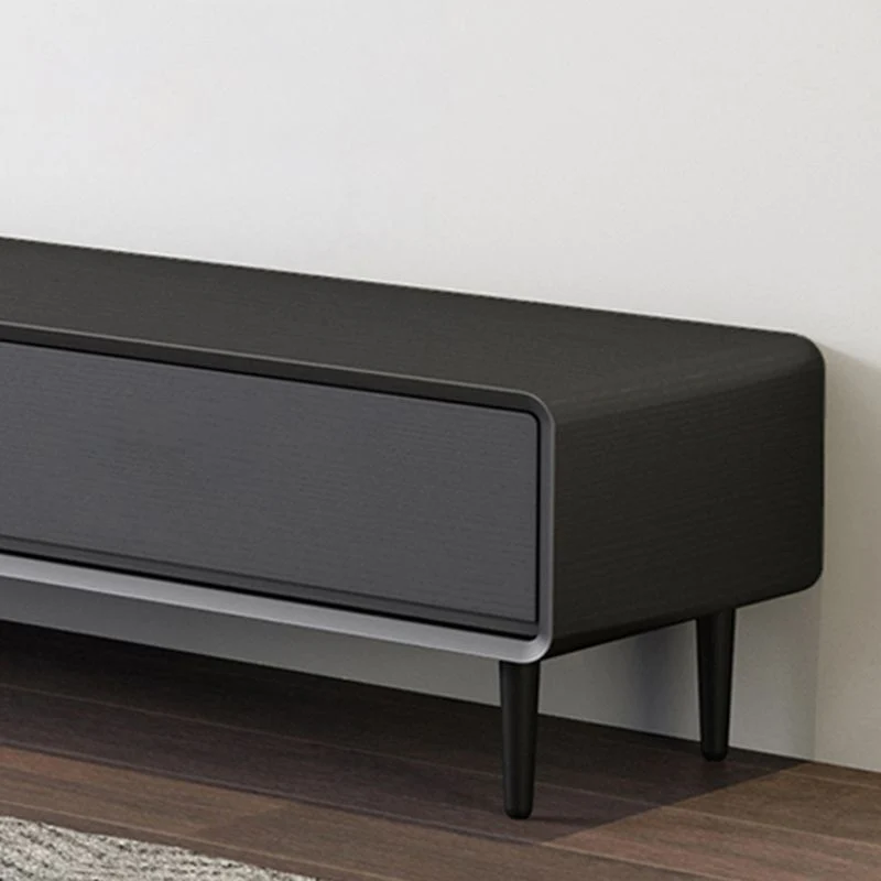 Mueble de TV rectangular industrial para el hogar con patas extendidas Clearhalo