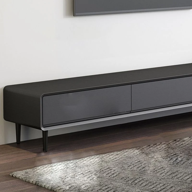 Mueble de TV rectangular industrial para el hogar con patas extendidas Clearhalo