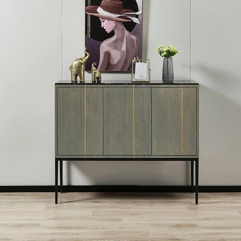 Servidor Buffet de madera de ingenierí Aparador Buffet moderno para cocina Clearhalo
