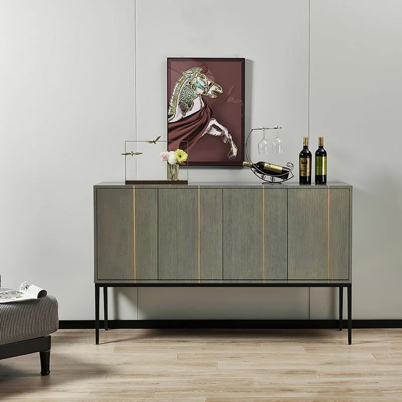 Servidor Buffet de madera de ingenierí Aparador Buffet moderno para cocina Clearhalo