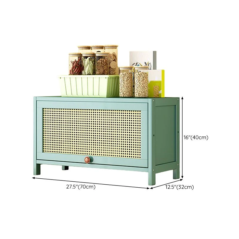 Servidor de cocina de bambú verde Glam Dining Server para sala de estar Clearhalo