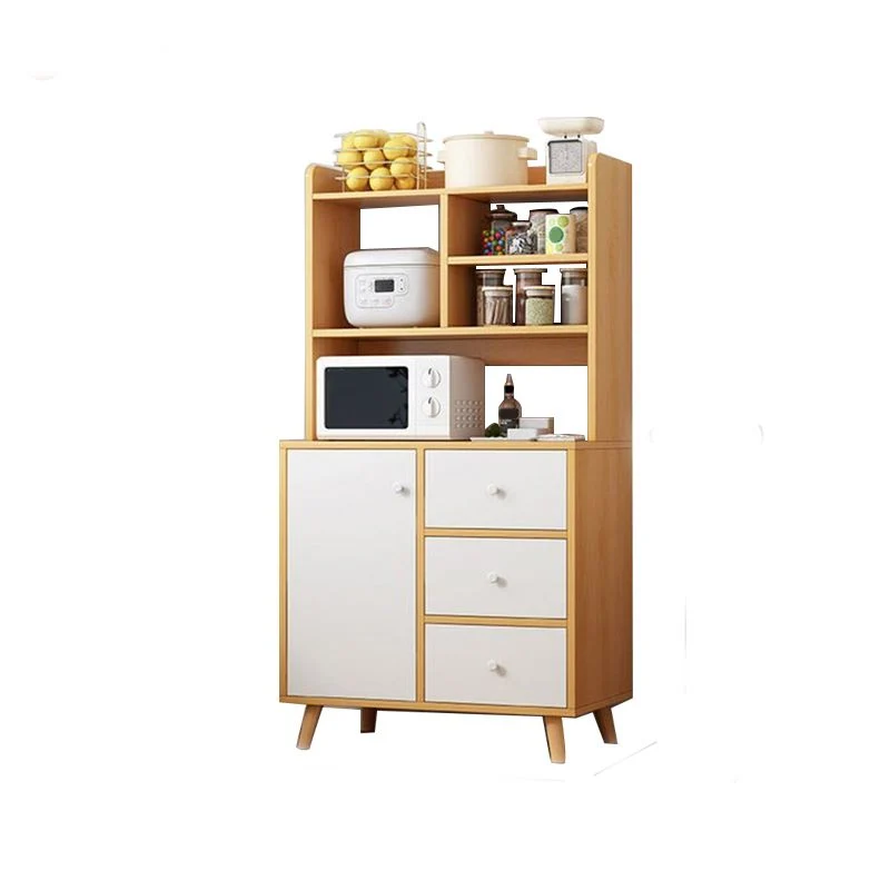 Servidor de comedor contemporáneo con cajones Servidor buffet de madera de ingenierí Madera Clearhalo