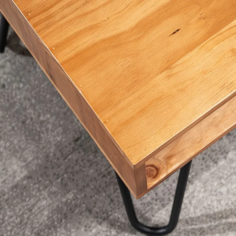 Soporte para TV de 17,72 pulgadas de alto, estilo escandinavo, consola de TV con almacenamiento abierto marrón para sala d...
