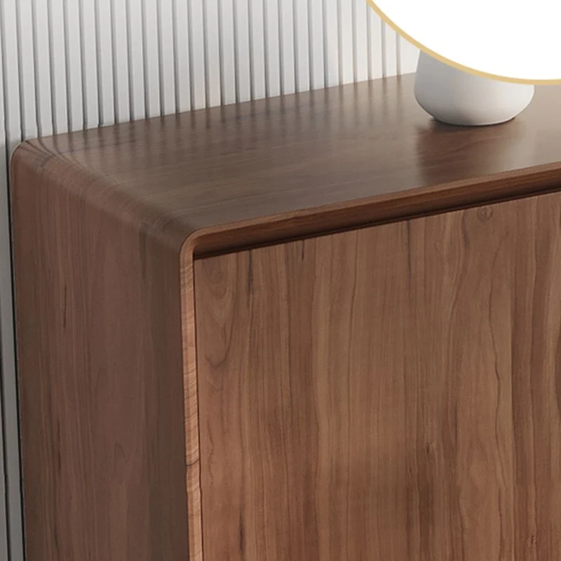 Tablero auxiliar de madera para buffet de comedor Glam con gabinetes y cajones Clearhalo