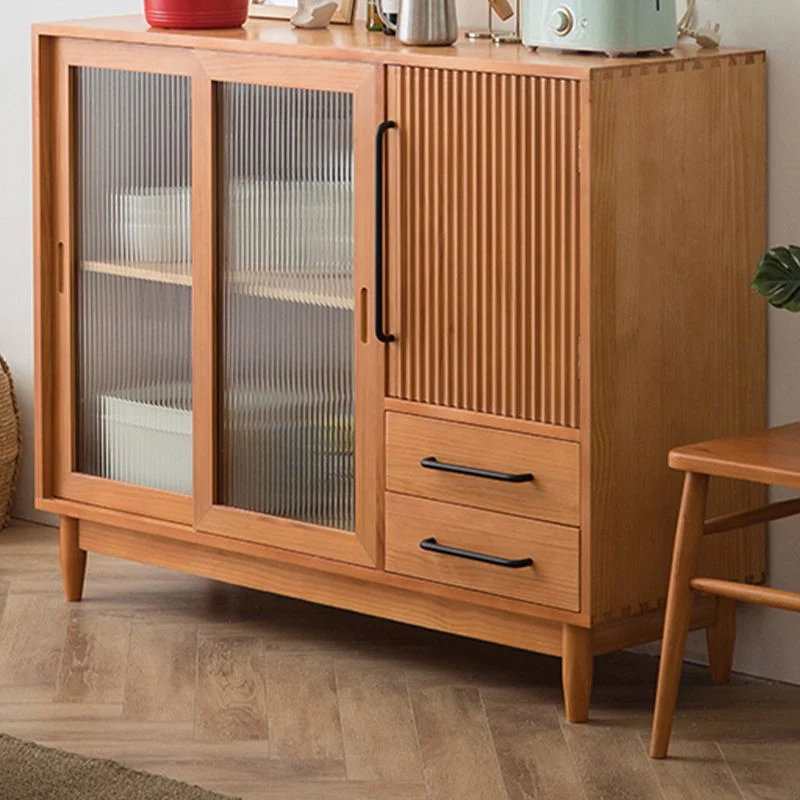 Tablero lateral de madera Aparador rectangular casero minimalista de estilo moderno Madera Clearhalo