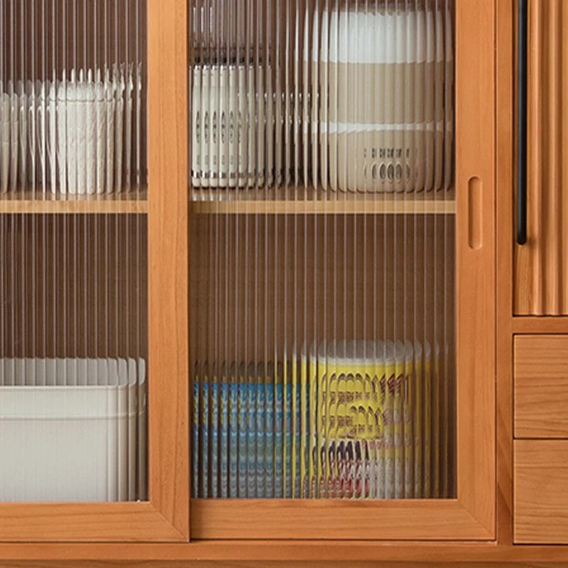 Tablero lateral de madera Aparador rectangular casero minimalista de estilo moderno Madera Clearhalo