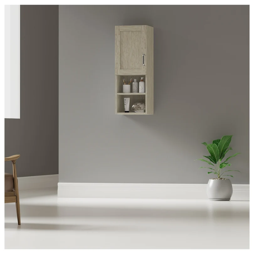 Mueble Auxiliar Lateral De Baño, Pino Decoghar