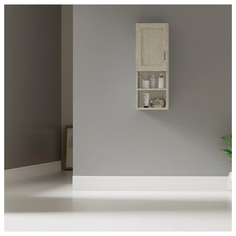 Mueble Auxiliar Lateral De Baño, Pino Decoghar