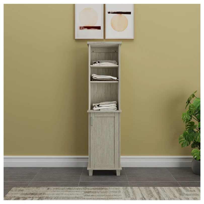 Mueble Lateral Multiusos 1 Puerta, Pino Decoghar