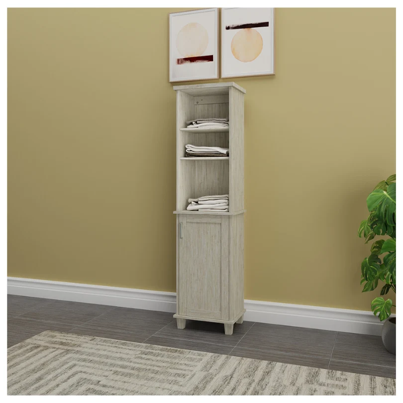 Mueble Lateral Multiusos 1 Puerta, Pino Decoghar
