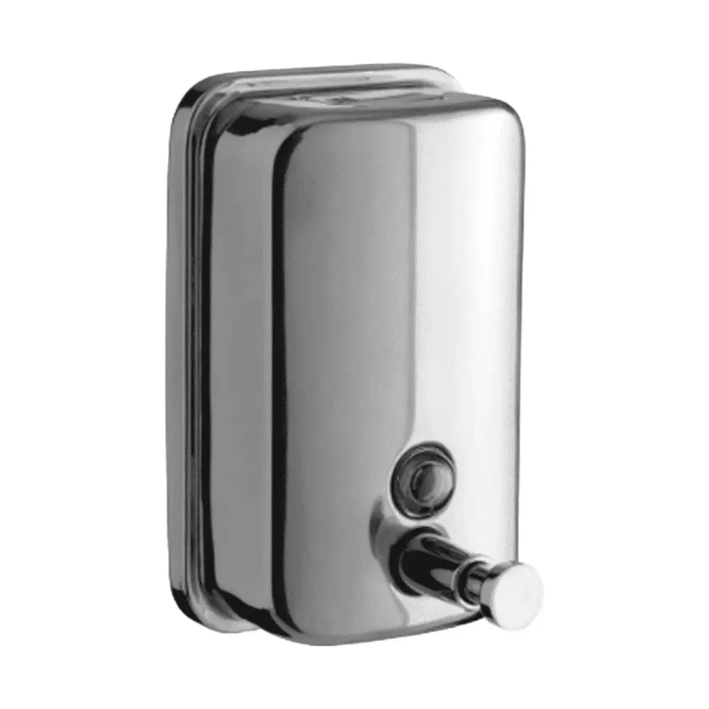 Dispensador Jabon Liquido 500 ML Acero Inoxidable Plateado