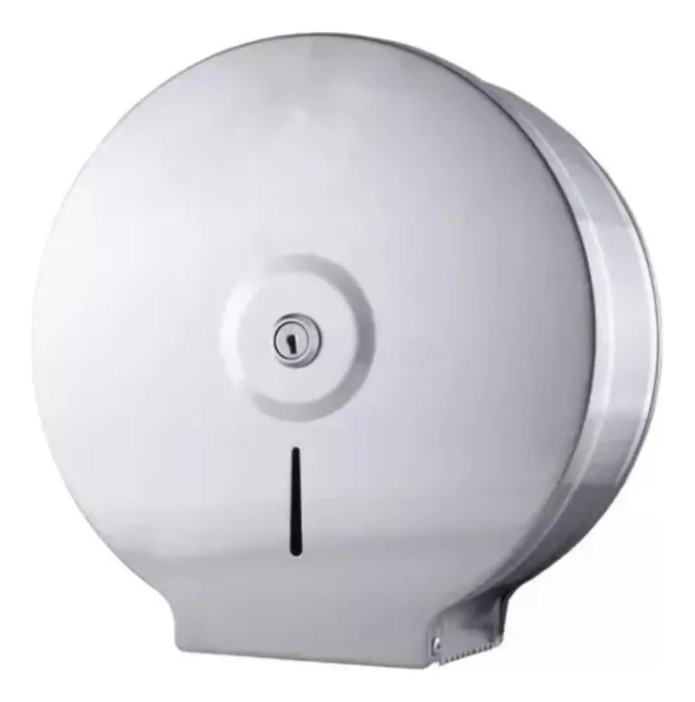 Dispensador Papel Higiénico Acero Inoxidable 500 M Llaves