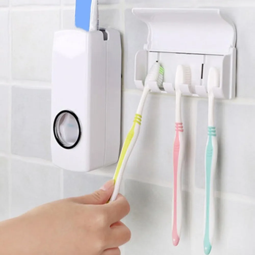 Dispensador Pasta Diente Dental Organizador Cepillos