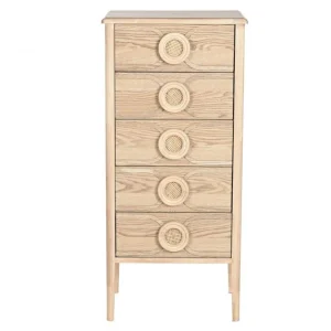 CHIFONIER ABETO MDF 46X35X100 NATURAL ITEM