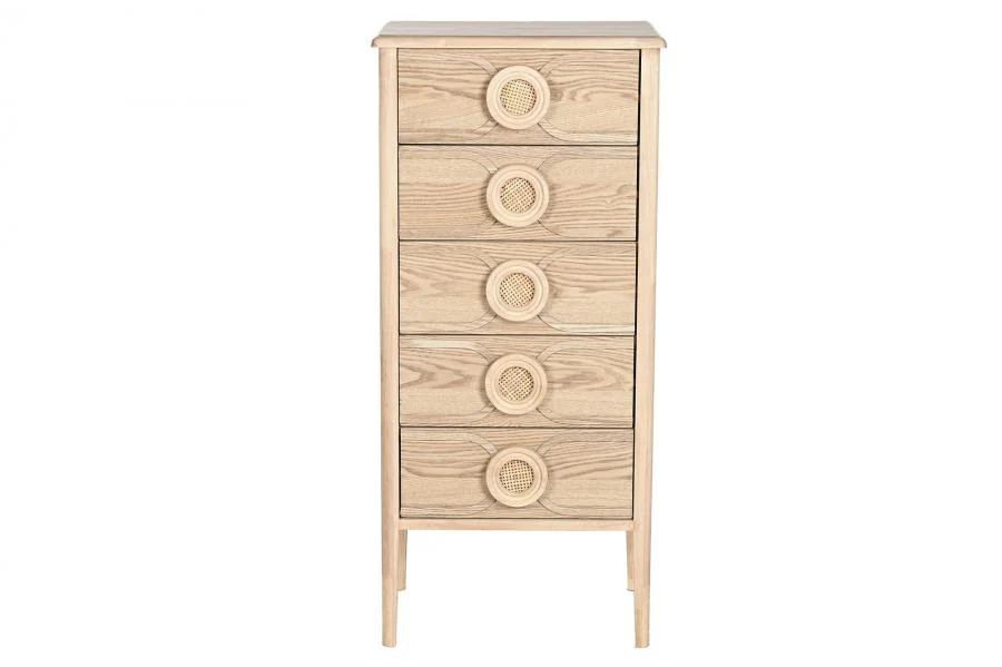 CHIFONIER ABETO MDF 46X35X100 NATURAL ITEM