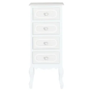 CHIFONIER MADERA MDF 40X36X100 BLANCO ITEM