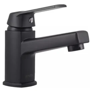 Llave Monomando Lavatorio Módena Negro