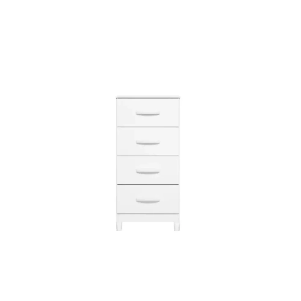 Comoda mobi 4 Cajones blanco Marketplace - AKI