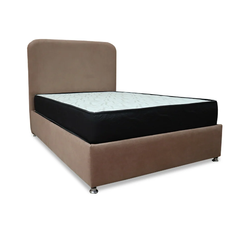 Combo Basecama y Colchon Comfort 120 Semidoble Camel mas Espaldar Marketplace - MyC