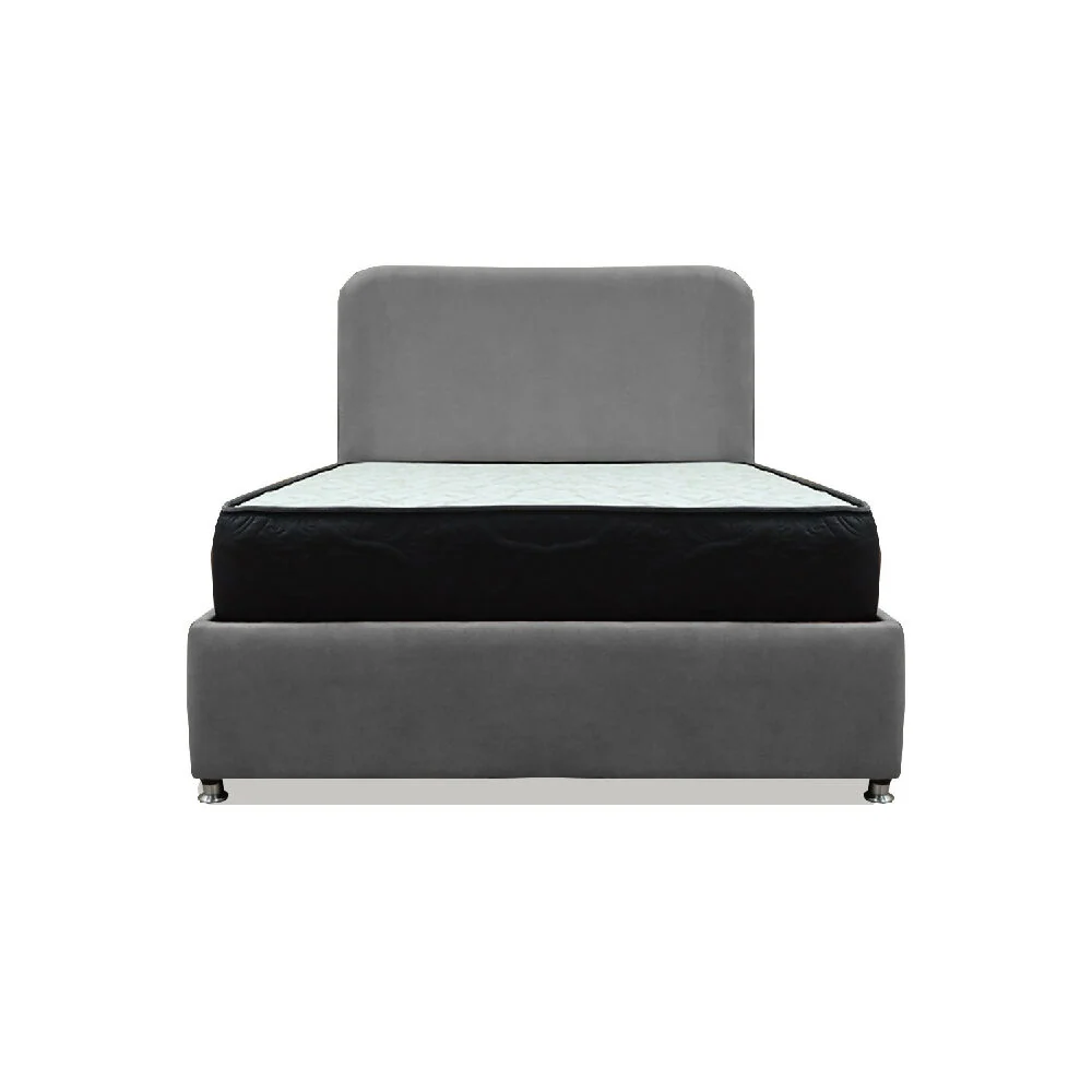 Combo Cama Tarima Nido Comfort 100 Sencillo Gris mas Espaldar Marketplace - MyC