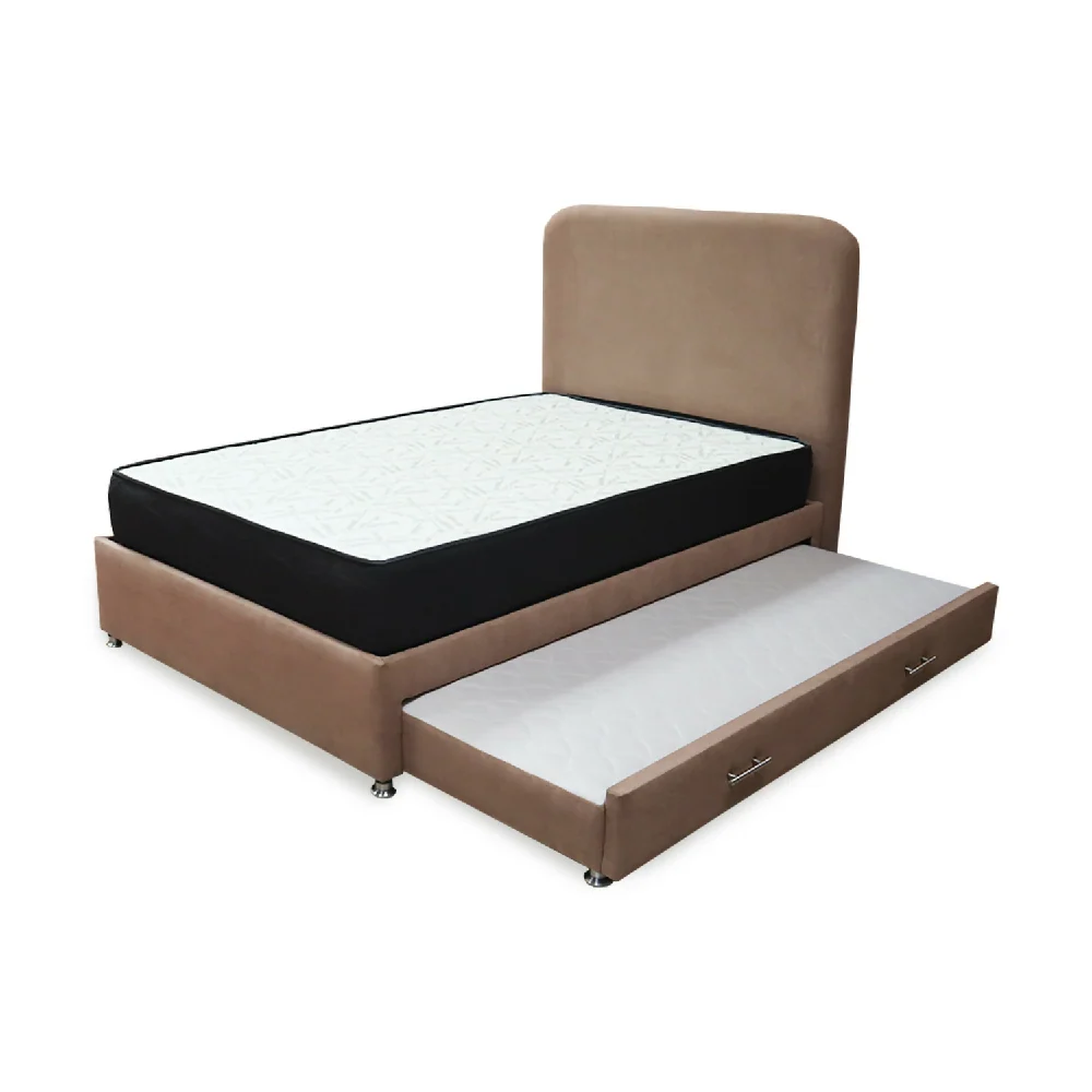 Combo Cama Tarima Nido Comfort 140 Doble Camel mas Espaldar Marketplace - MyC