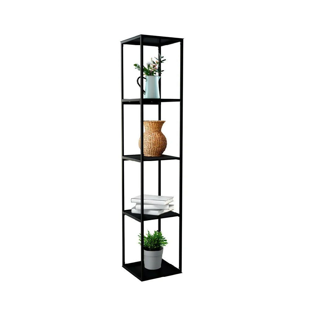 Mueble vertical 5 niveles pintado negro Marketplace - Rejiplas