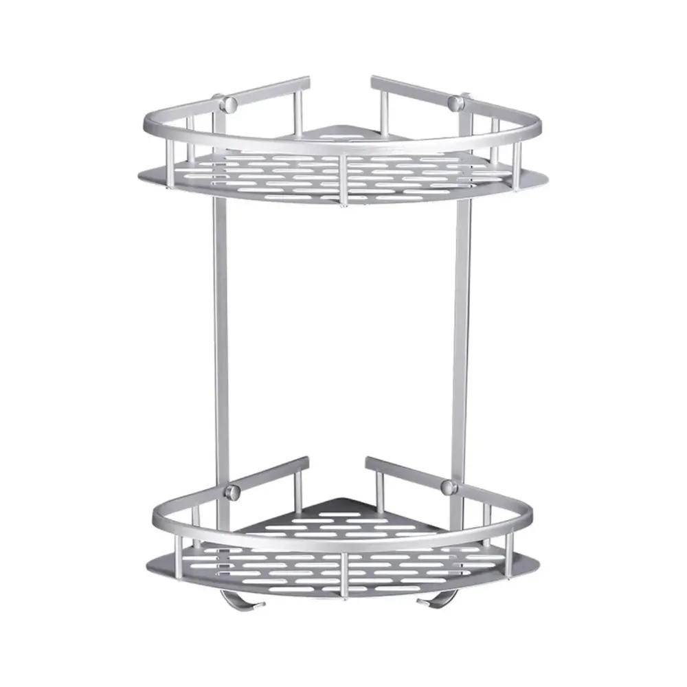 Organizador Ducha Esquinero 2 Niveles Multiuso 21,8x28x33,5 CM Metal
