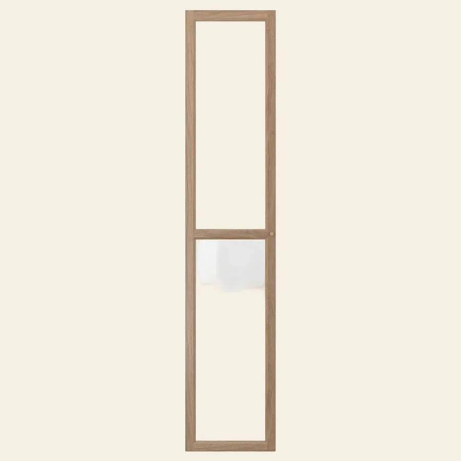 OXBERG PUERTA CRISTAL LIBRERO BILLY MADERA