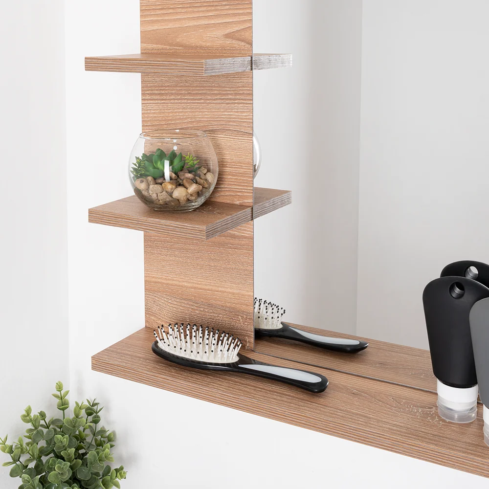 Gabinete de Baño Baume, Café Claro, Ideal Para Almacenar Objetos Reflekta MG