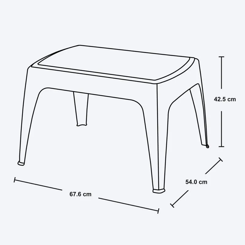 Mesa de Centro Blanca Rimax