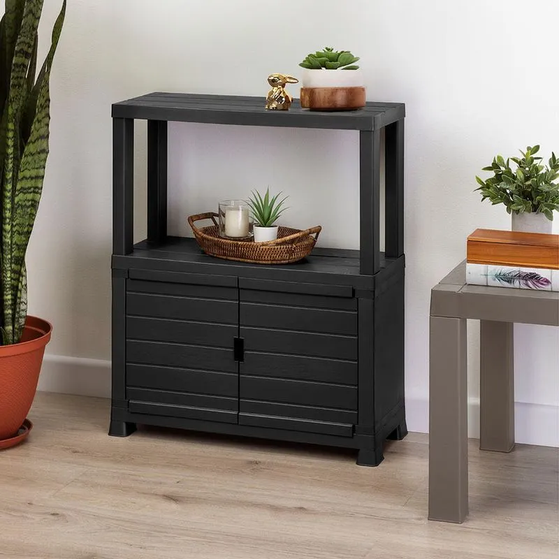 Mueble Organizador Negro Rimax