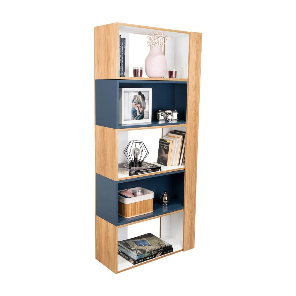Biblioteca Beijing, Fresno Europeo y Blanco Kronos Azul RTA Design