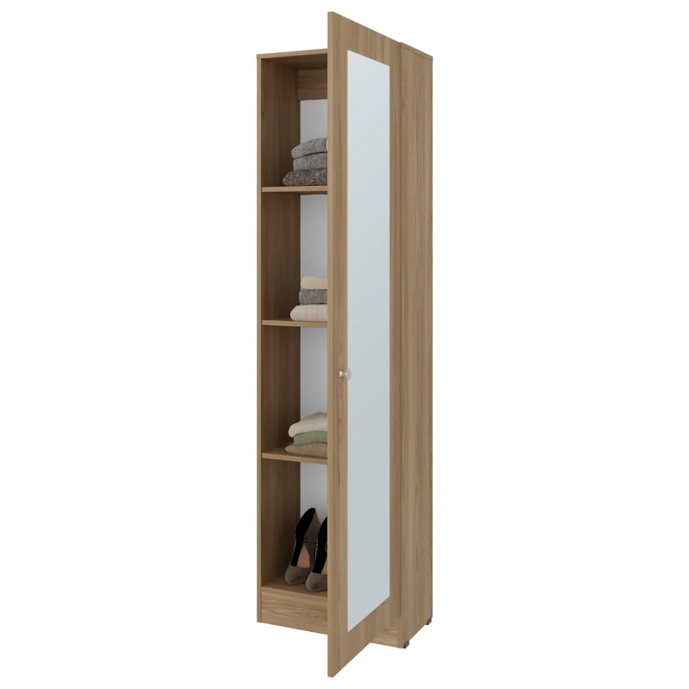 Closet Auxiliar Praga, Fresno Europeo, incluye espejo y es de facil instalación RTA Design