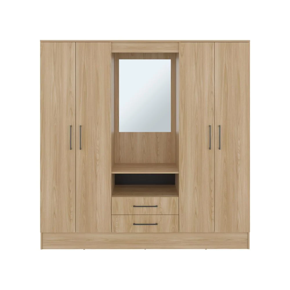 Closet Barmine, Fresno Europeo y Wengue, con dos cajones organizadores multiusos RTA Design