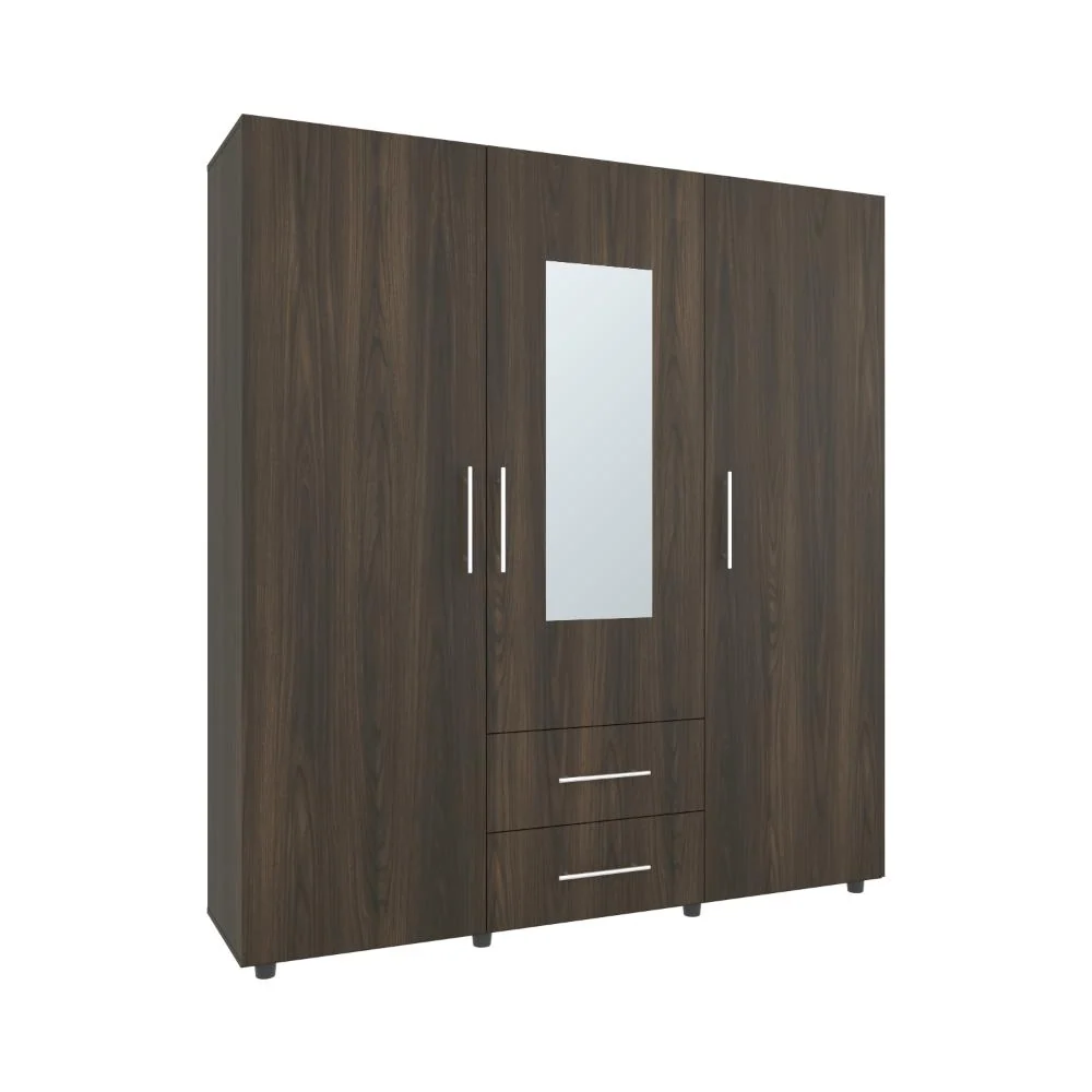 Closet Grays, Nogal y Wengue, puerta con Espejo RTA Design